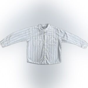 Zara Kids Striped Button-Up Shirt – Size 6